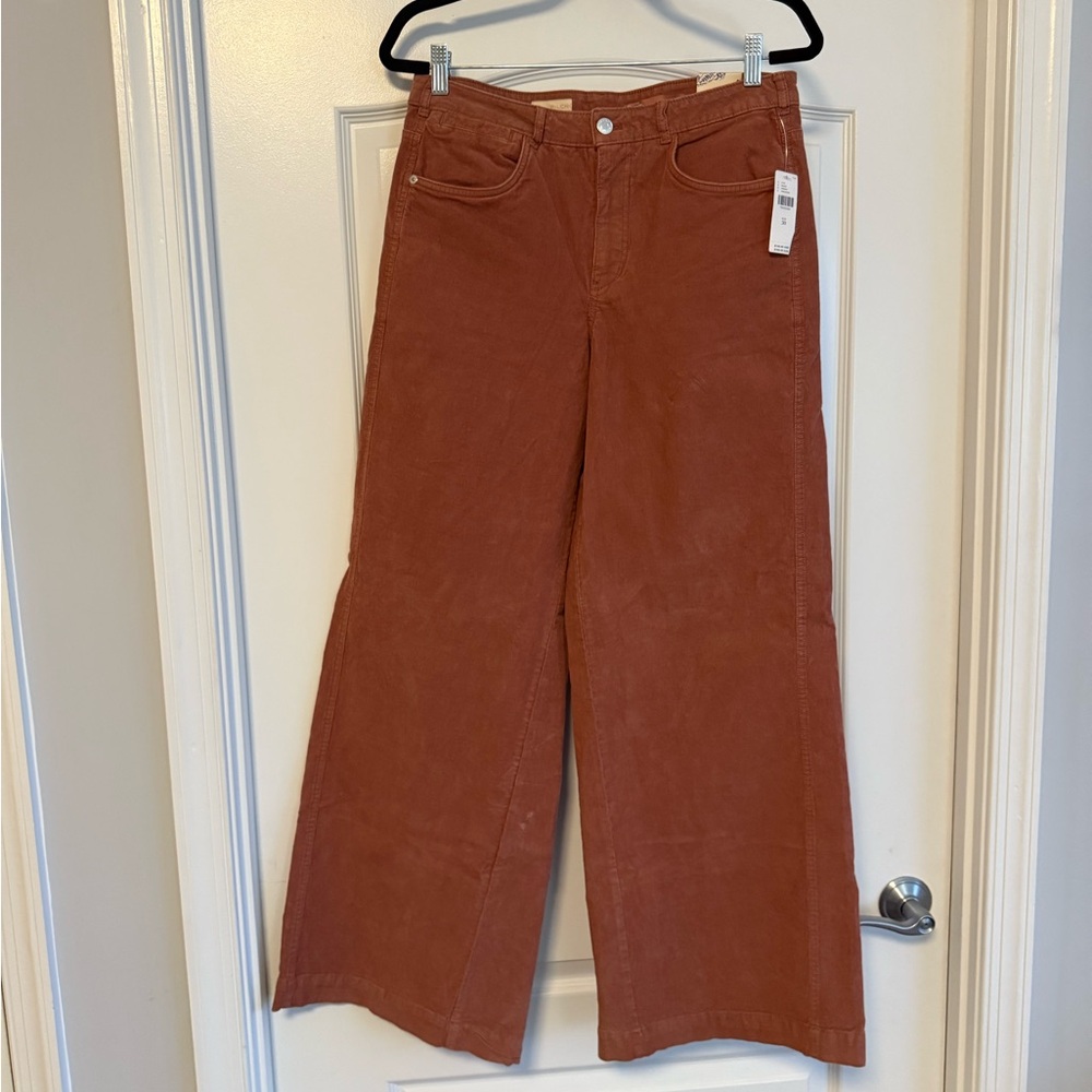 Anthropologie Pilcro Pink Wide Leg Pants Size 30